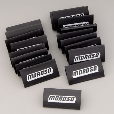 Moroso | MO72031 | Shrink Sleeves; 18 Per Pack; Black;