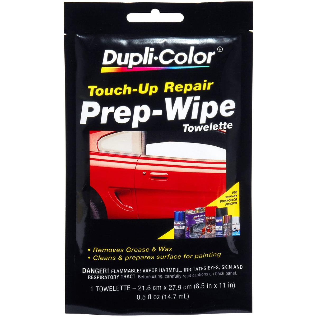 Dupli-Color SHW-PW100 Dupli-Color Wax & Grease Prep Wipe - Wax & Grease Remov