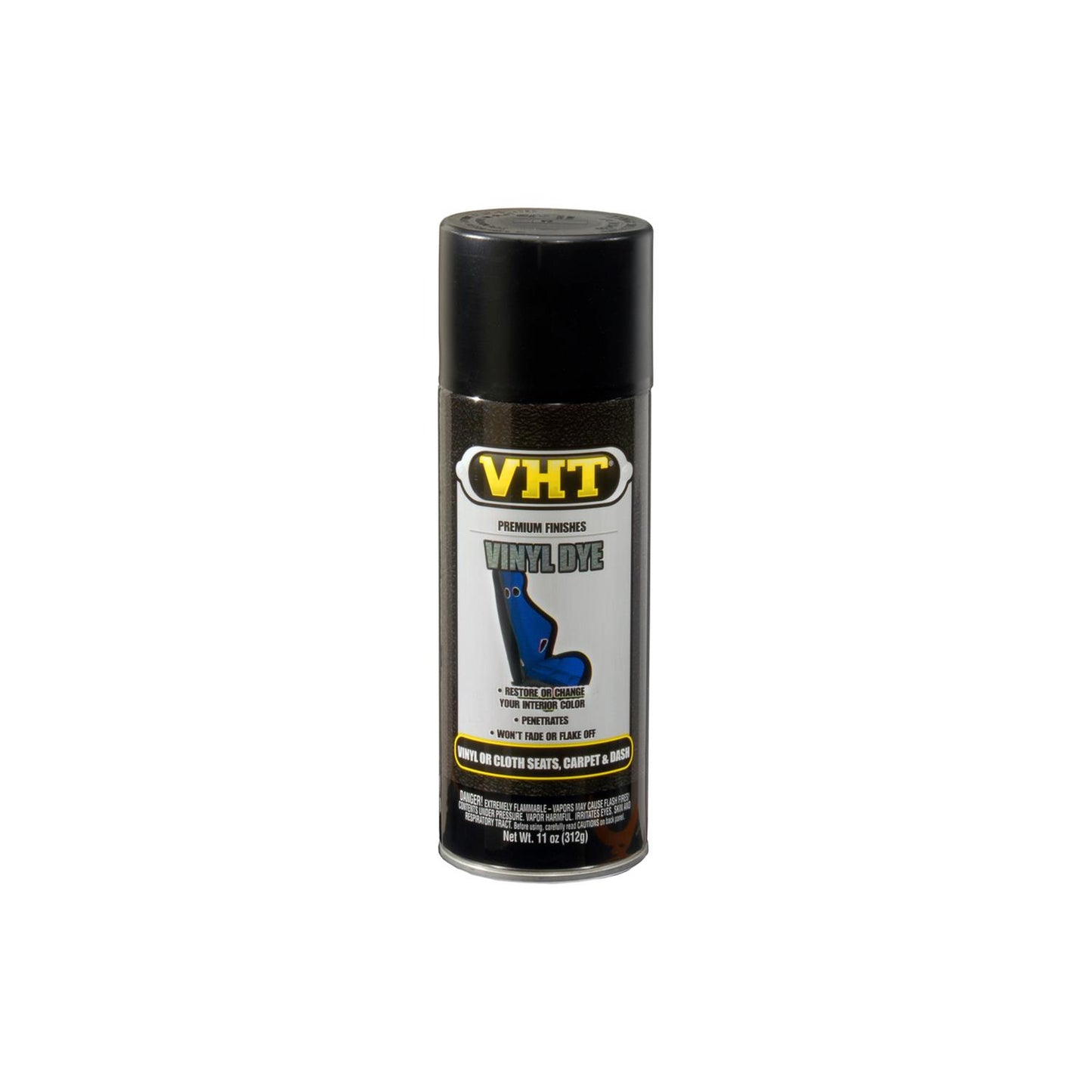 VHT Paints VHTSP942 Vinyl Spray Satin Black Hvp106