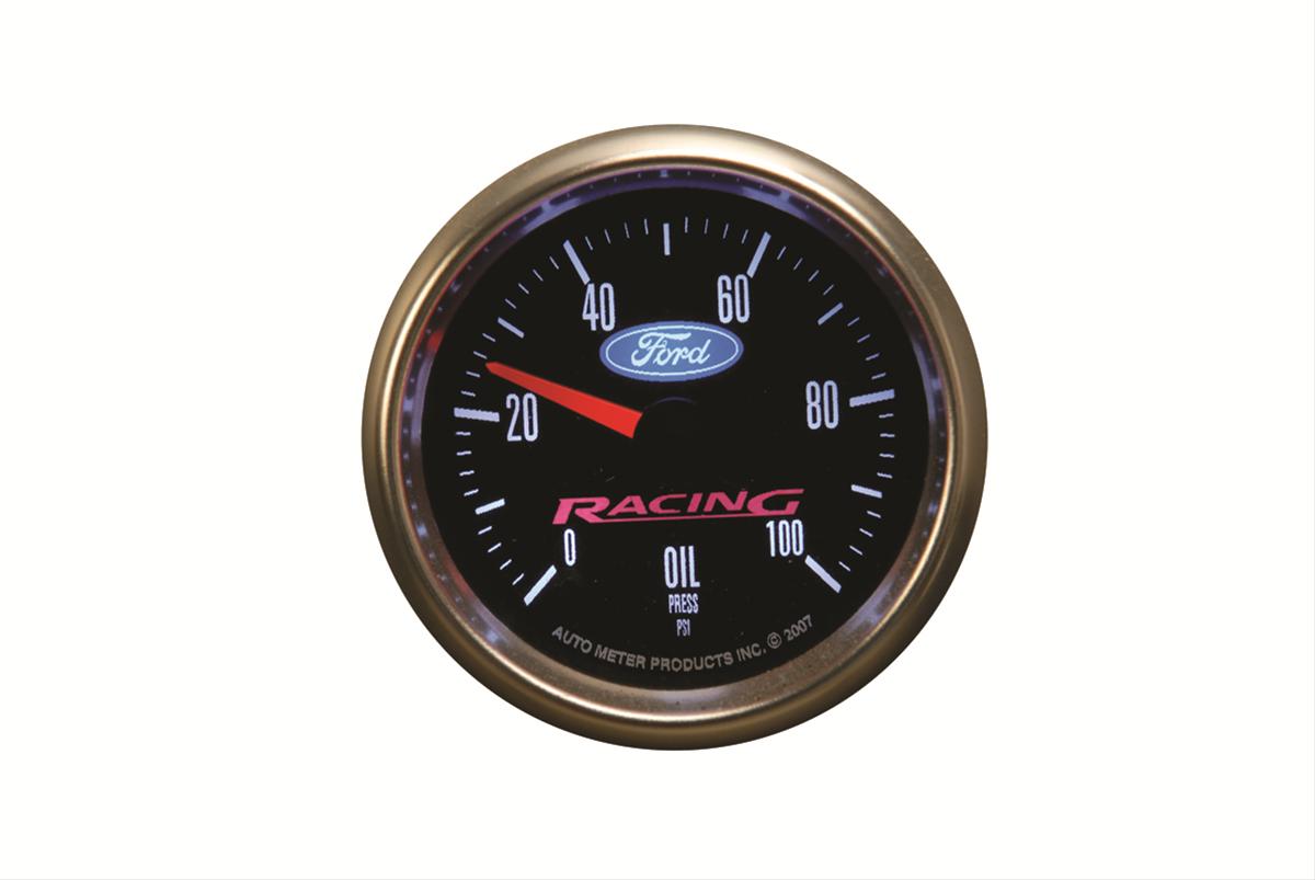 Ford Racing FMM-9278-BFSE Ford Fmm-9278-BFSE Oil Pressure Gauge 2-1/16" 0-100 PSI Electric