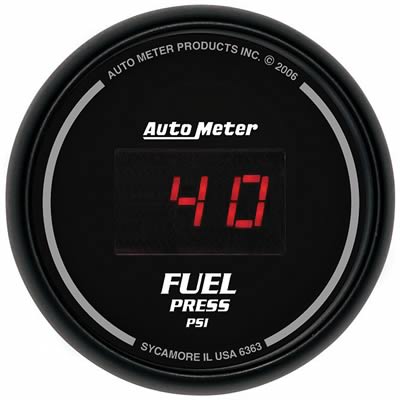 AutoMeter AU6363 Sport-Comp Digital 2-1/16" Fuel Pressure Gauge 0-100 PSI