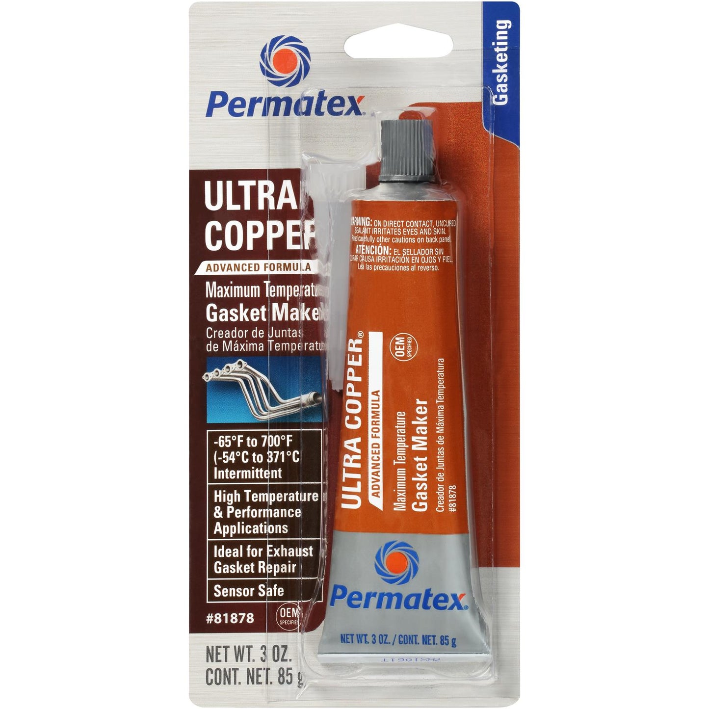 PEX81878 | Permatex Ultra Copper Silicone