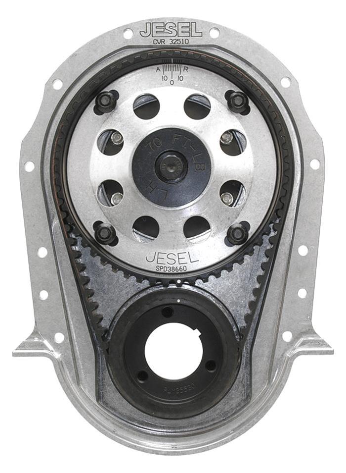 Jesel JEKBD-31550 Belt Drive System Chev SB Dart w/ .391 Raised Cam & Chev BB Snout