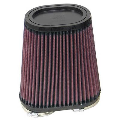 K&N Filters KNRU-4710 Universal Rubber Filter 2-3/8""Dual Flg 6-1/4" X 3-3/4"
