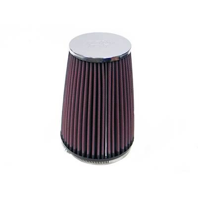 K&N Filters KNRC-2710 Universal Chrome Air Filter 3-5/16"Flg 4-3/4"Od-B 6-1/2""