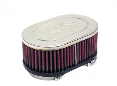 K&N Filters KNRC-4240 Universal Chrome Air Filter Dual Flg Universal For Legend