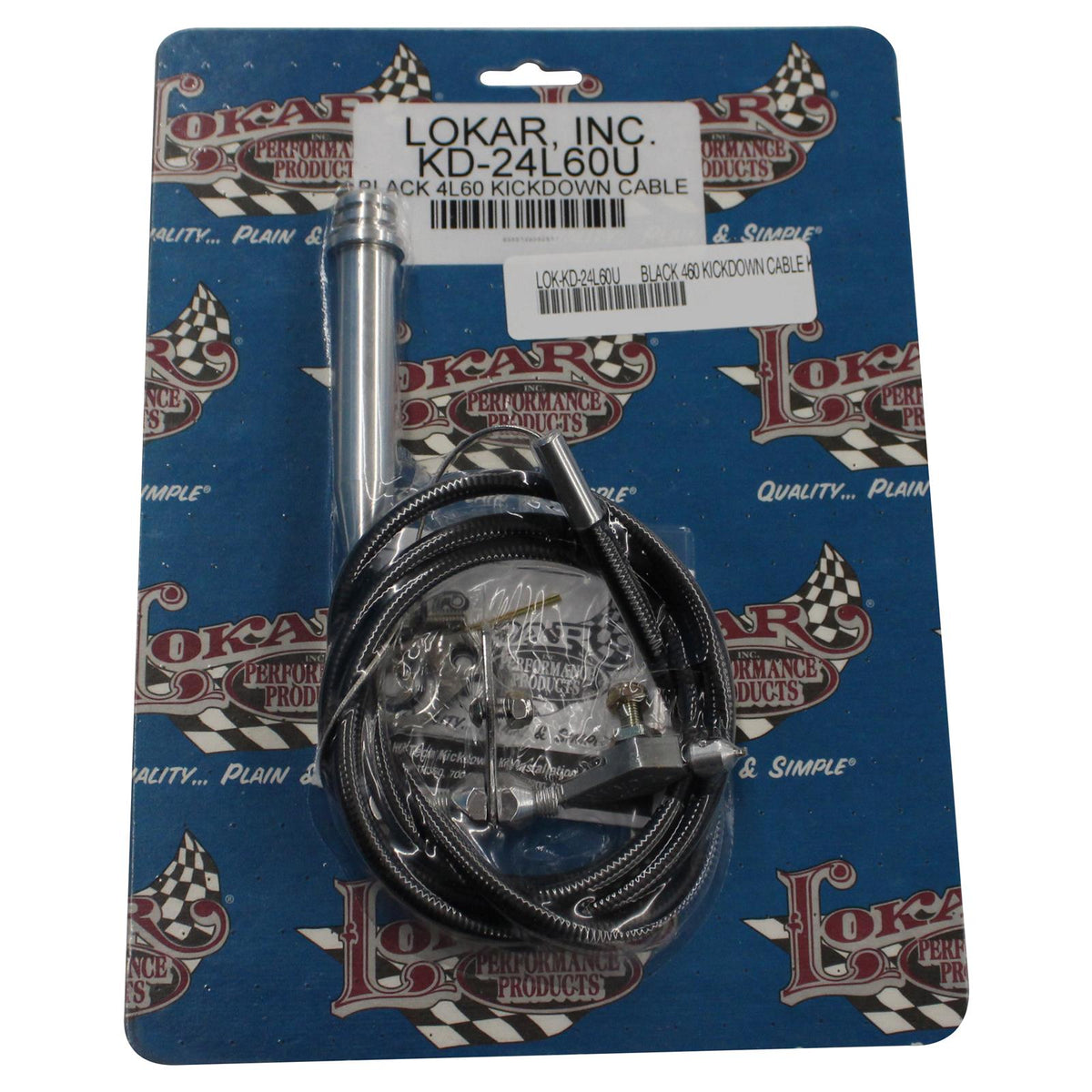 Lokar LK-KD-24L60U Gm 4L60 Automatic Transmission Kickdown Cable Kit