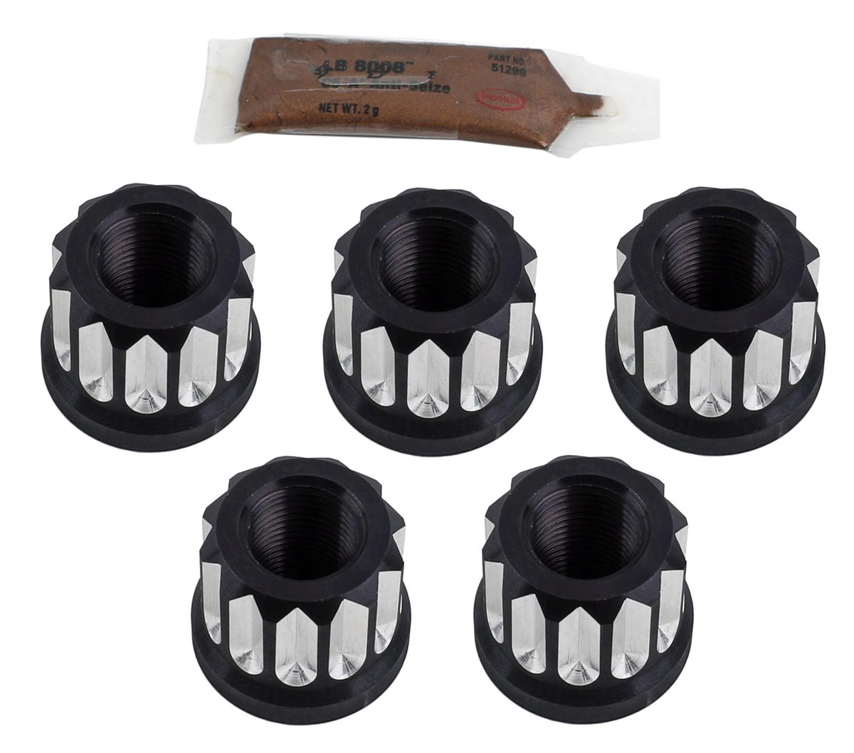 Billet Specialties BSLNRFN5818 Billet 5/8-18 Wheel Nuts 5Pk