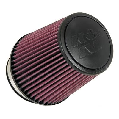 K&N Filters KNRU-5061 Universal Rubber Filter 4-3/8""10 Deg Flg 6"B 4-5/8"T"