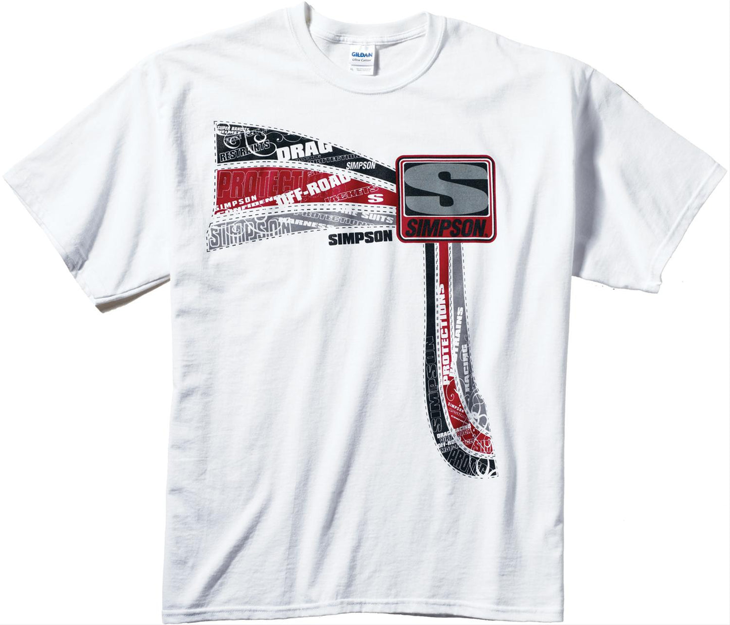 Simpson SI43005LW Drop Off T-Shirt Large White