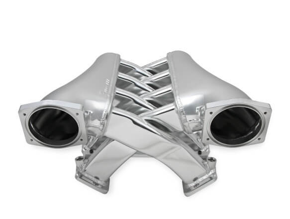 Holley HO822241 Hi Ram Intake Dual Plenum Silver 102mm T/Body suits LS3