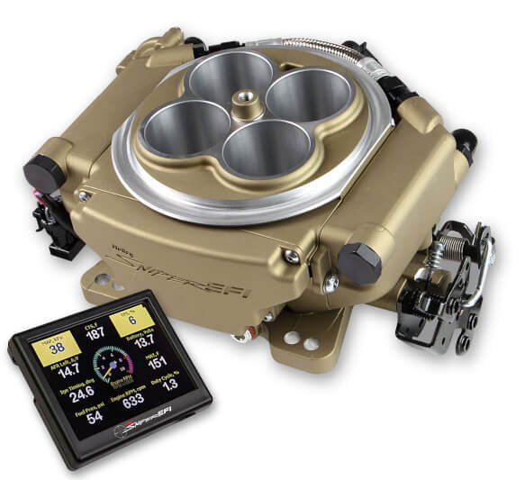 Holley | HO550-520 | Super Sniper 4 Inj EFI Kit Gold Supports Up to 650HP