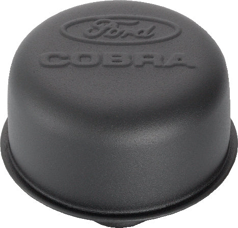 Ford Racing FMS-302-226 Ford Cobra' Air Breather Cap Black Crinkle Push-In