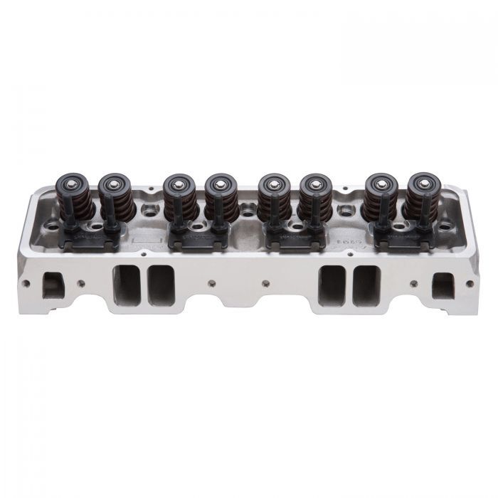 Edelbrock ED61019 Performer Rpm Cylinder Head*** Flat Tap Sml Bore SBC Complete