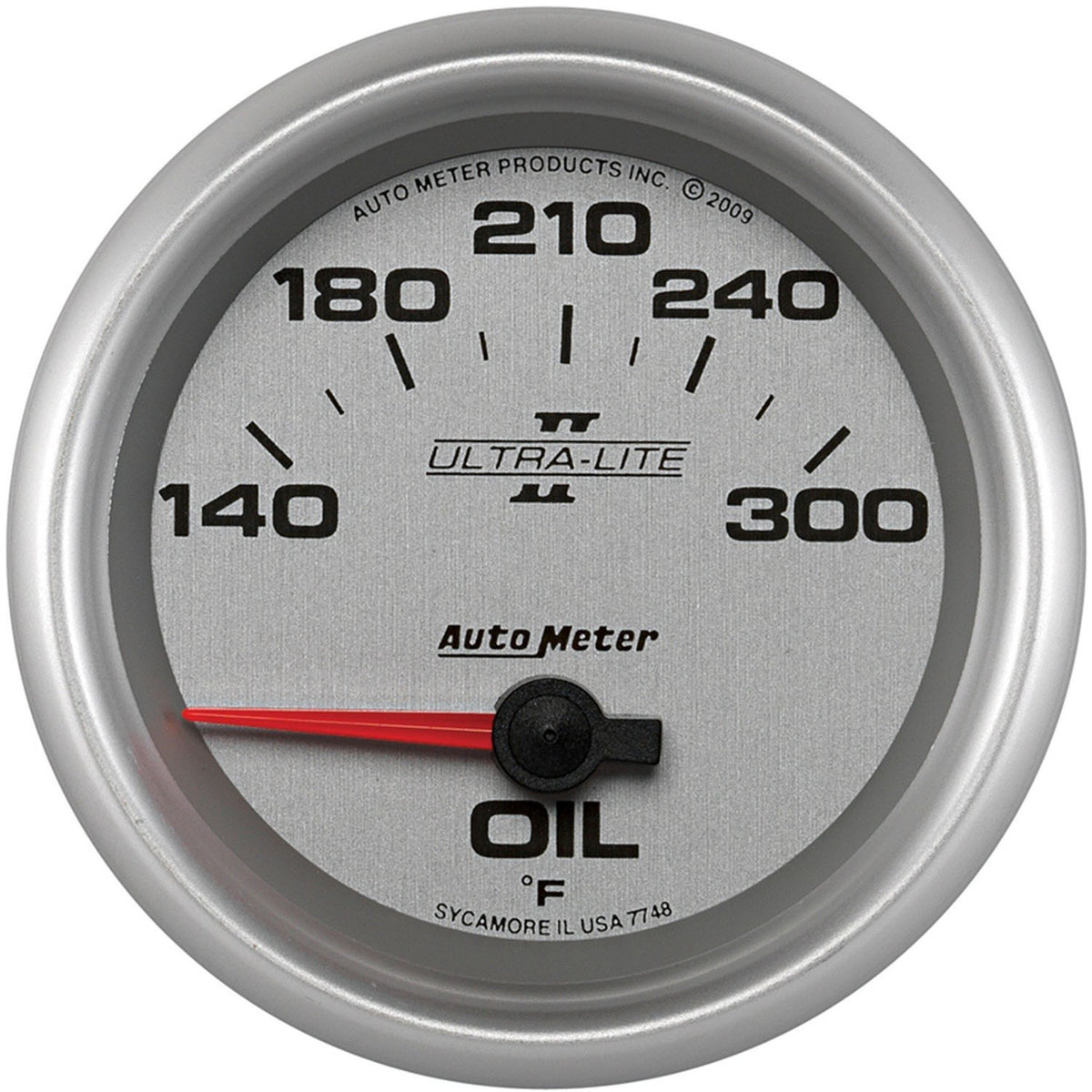 AutoMeter 7748 2-5/8" OIL TEMPERATURE, 140-300 F, ULTRA-LITE II