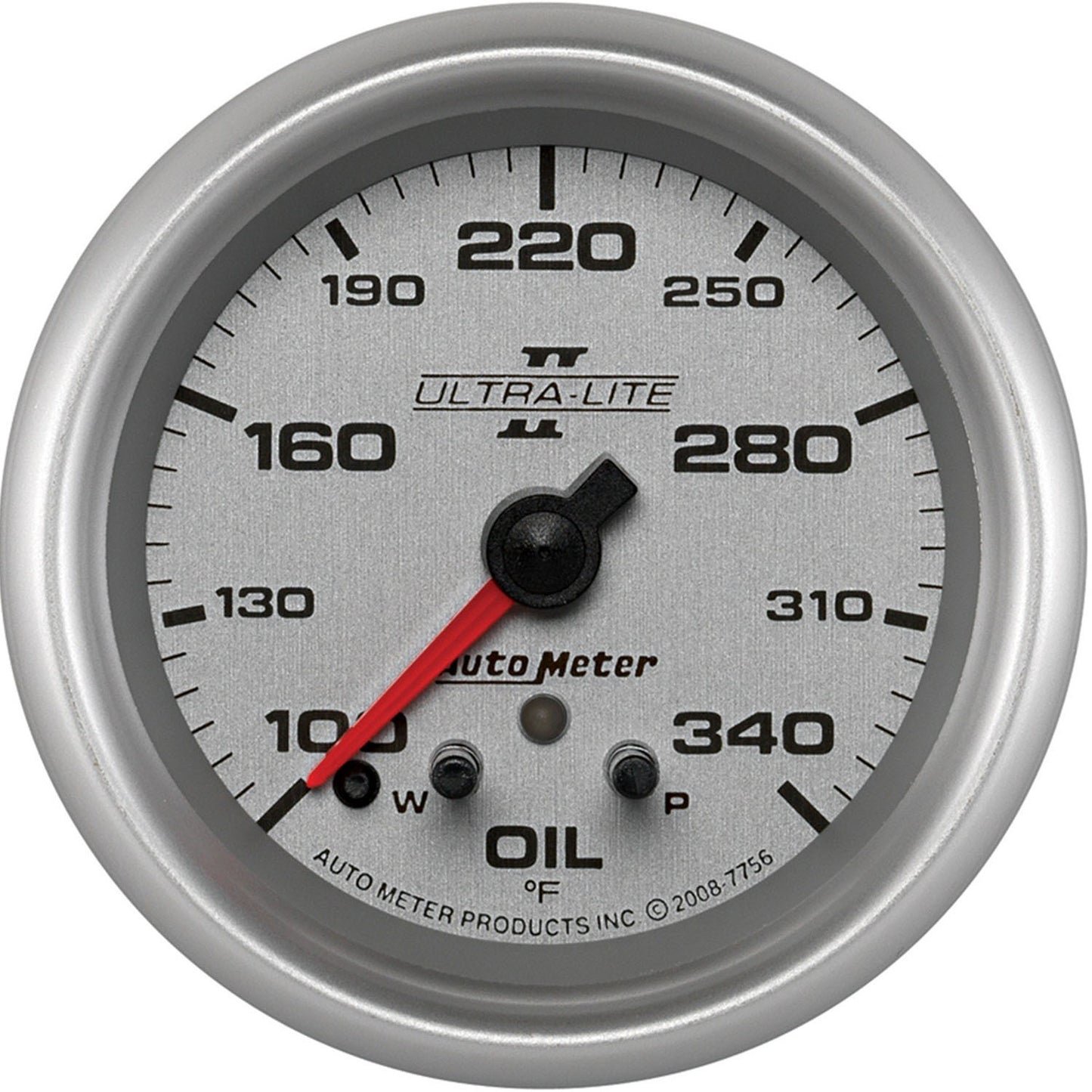 AutoMeter AU7756 Ultra-Lite II 2-5/8" Elec Oil Temp Gauge 100-340¶øF Peak Memory