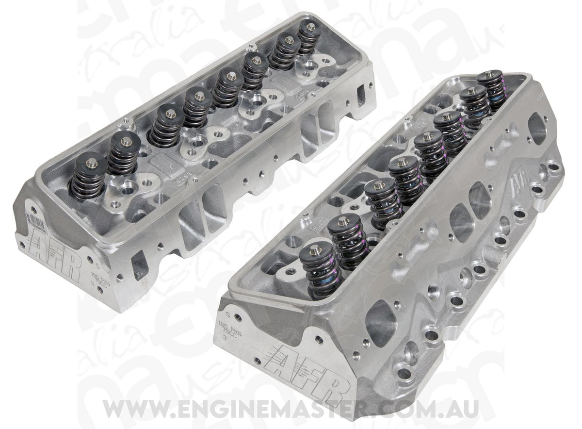 Air Flow Research AFR1094716 Chev SB Comp Pkg Cyl Heads Cmpl 195cc/75cc Angle Plug 7/16 Stu