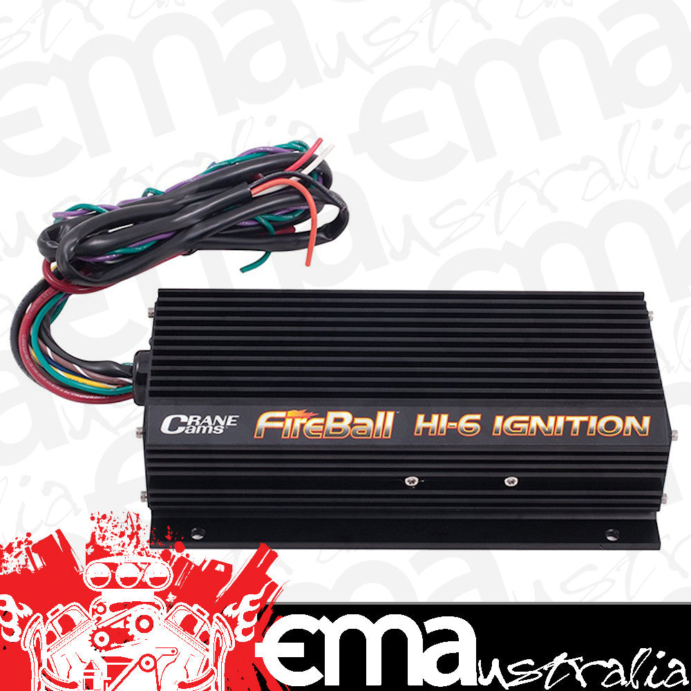 Crane Cams CR6000-6440 Hi-6 Digital Multi-Spark Cd Ignition w/ Single Adjustable Rev Limiter 600-9900 Rpm