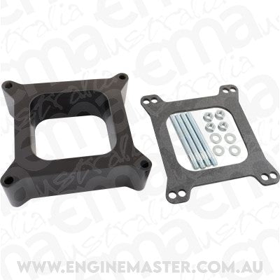 Aeroflow AF42-9137 Carburettor Phenolic 2" Open Spacer Black 4150 Carby