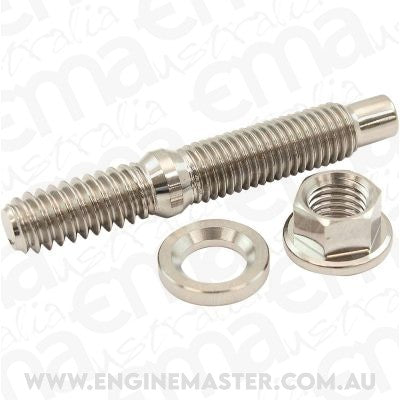 Aeroflow AF55-3005 1/4" Titanium Stud Washer Hex