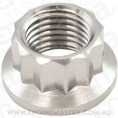 Aeroflow AF3515-0010 3/8" UNF Titanium Nut