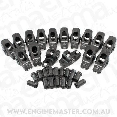Aeroflow AF95-1117 Chev BB Rocker Arms 7/16" Stud 1.8