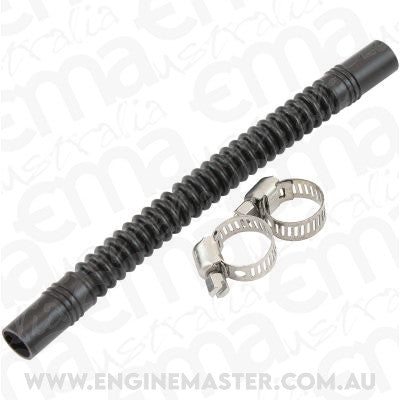Aeroflow Performance Products AF130-06-150 3/8" In Tank Fuel Hose 150mm Length E85 Nylon Flexible 10mm