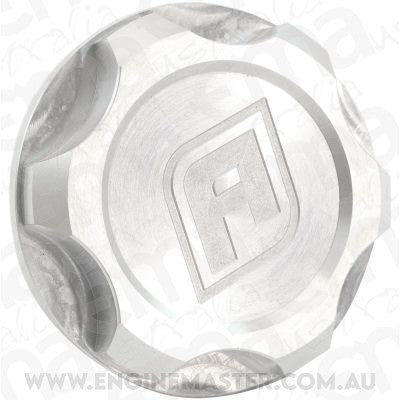 Aeroflow AF82-1010 Toyota 2Jz Billet Oil Cap Filler Plug 1Jz Silver