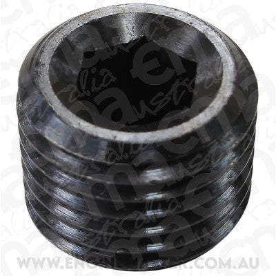 Aeroflow AF978-04BLK 1/4" BSP PORT PLUG STEEL BLACK