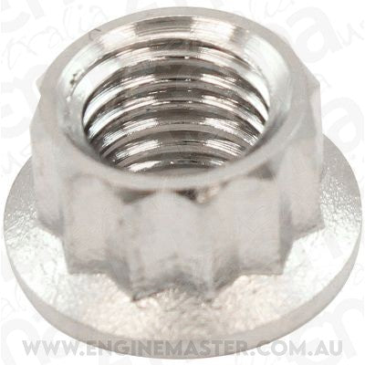 Aeroflow AF3510-0010 1/4" UNF Titanium Nut