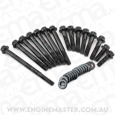 Aeroflow AF37-1629 Holden Timing Cover Water Pumpbolt Kit 8740 308 253 V8 Black12 Point Aeroflow - AF 37-1629