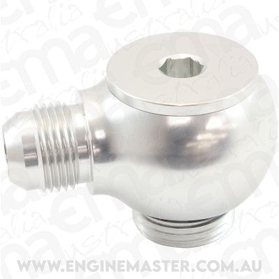 Aeroflow AF909-10-12S Slimline -12orb To -10AN 90Degfor Use In Tight Radius Area