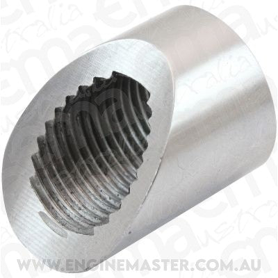 Aeroflow AF987 Angled Weld Bung O2 Sensor Steel M18X1.5 Oxygen Sensor 45