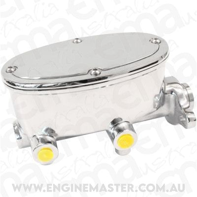 Aeroflow AF300-160 Brake TANdem Master Cylinder 1" Bore Cast Alumin Chrome