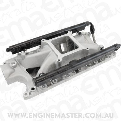 Aeroflow AF6090-2000 Sbf Efi Air Gap Intake Manifold Single Plane Windsor Natural Ford 302 - AF6090-2000