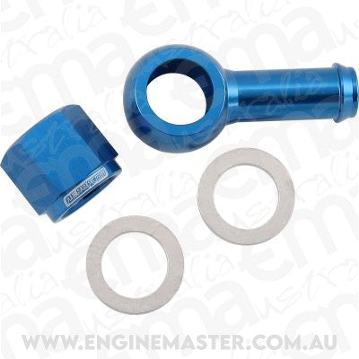 Aeroflow AF49-1220 Aeroflow / Bosch Fuel Pump 10mm 3/8" Banjo & Nut Kit Blue