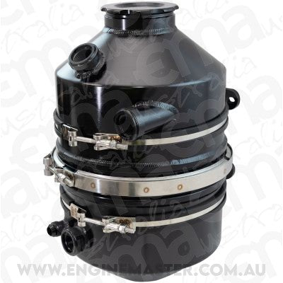 Aeroflow AF77-1053BLK Dry Sump Tank 16" X 9" 3 Gal 406mm X 228mm 11.3L Black