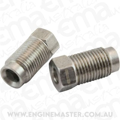 Aeroflow AF366L S/S Inverted Flare Tube Nut Long 3/16" Hard Line M10X1.0mm