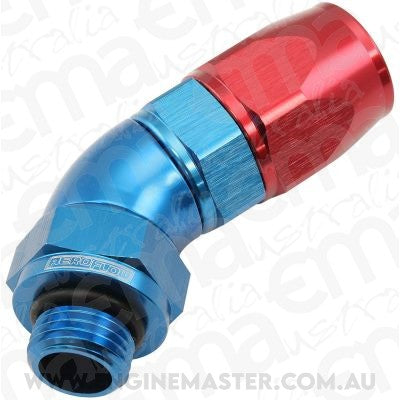 Aeroflow AF582-08-06D Male End -6ORB to -8AN Teflon