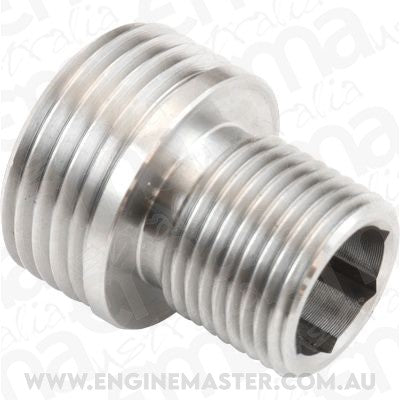 Aeroflow Performance Products AF64-2192 Ford Oil Filter Adapter Threadinsert Mount Dart World 3/4" 1-1/16" Aeroflow AF 64-2192