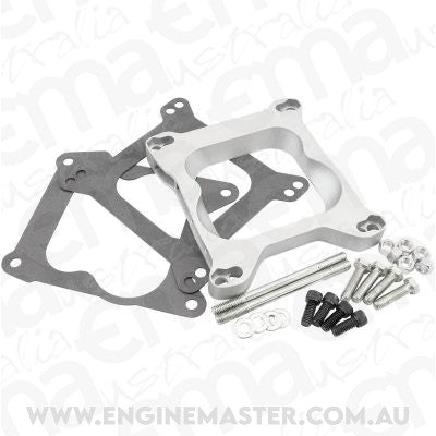 Aeroflow AF42-2066 Carburettor Alloy Adapter 3/4"Spacer Spread To Square Bore