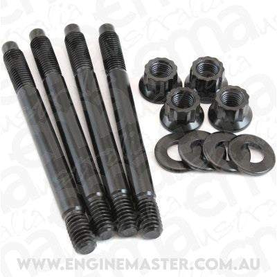 Aeroflow AF37-1053 Carburettor Stud Kit Suit 2" Spacer 4 Pack 8740 12 Point