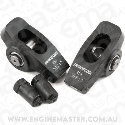 Aeroflow AF95-1115-2 Chev BB Rocker Arms 7/16" Stud 1.7