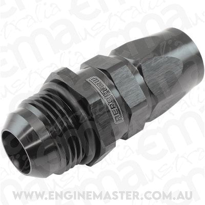 Aeroflow AF580-10-12DBLK Male -12AN to 10AN Teflon Hose