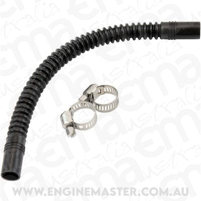 Aeroflow AF130-06-200 3/8" In Tank Fuel Hose 200mm Length E85 Nylon Flexible 10mm