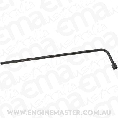Aeroflow AF64-5600BLK Nitrous Blow Down Tube Black 1/2" Line -8AN 524mm Length Nos Aeroflow - AF 64-5600Blk