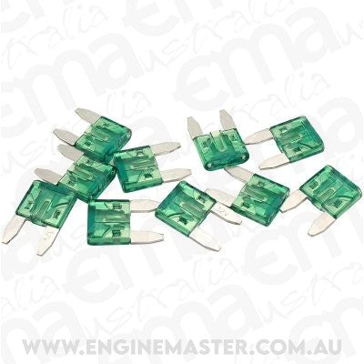 Aeroflow AF49-4022 30 AMP MINI BLADE FUSE GREEN