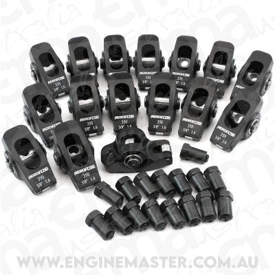 Aeroflow AF95-1102 Chev SB Rocker Arms 3/8" Stud 1.6