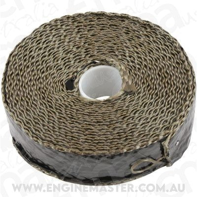 Aeroflow AF91-3018 Titanium Aluminised Exhaust Wrap Insulation 1" X 15Ft Rollblack Foil Aeroflow AF 91-3018