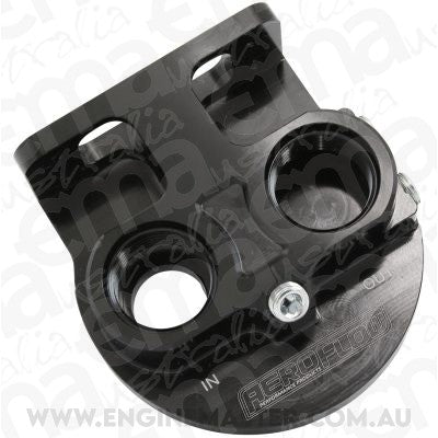 Aeroflow AF64-2275 Remote Filter Head Top Entry -12 orb Port 13/16"-16 Filter